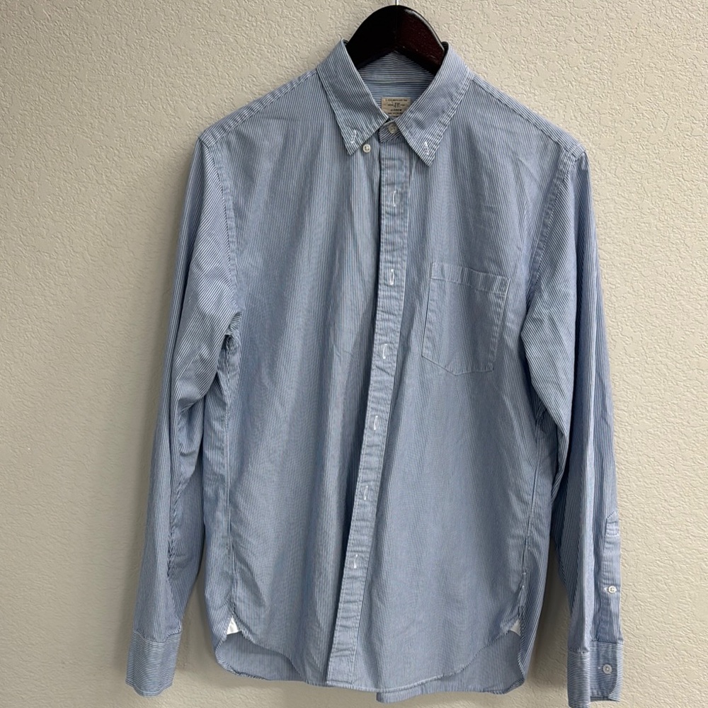 J. Crew Classic Blue Button-Down Shirt